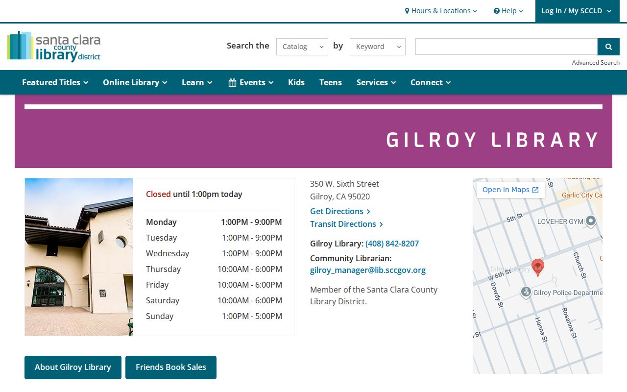Gilroy city directory local history library collections