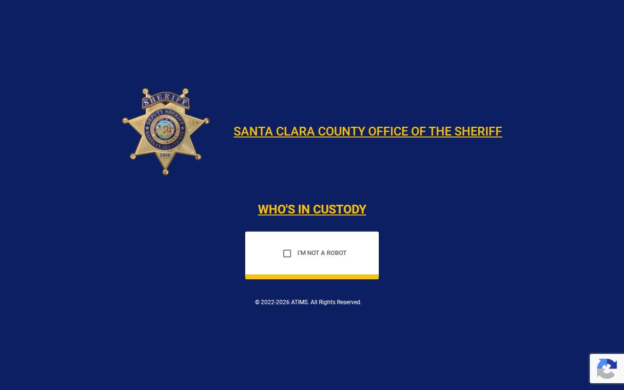 Gilroy residents directory Santa Clara County inmate finder
