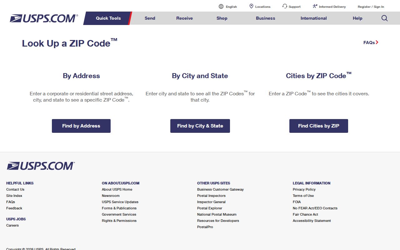 Gilroy ZIP code directory USPS address lookup